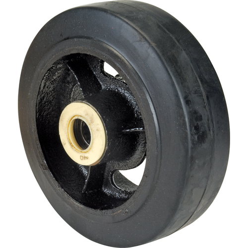 Roues en caoutchouc, 6" (152 mm) dia. x 2" (51 mm) la, Capacit&eacute; de 550 lb (249 kg) Haskins Industrial Inc.