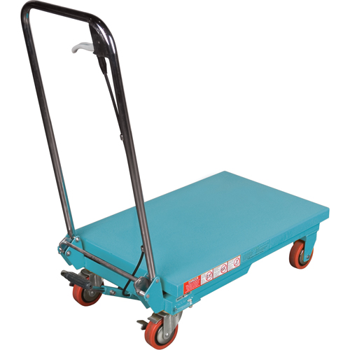 Heavy-Duty Hydraulic Scissor Lift Table, 27-1/2" L x 17-3/4" W, Steel, 330 lbs. Capacity Haskins Industrial Inc.