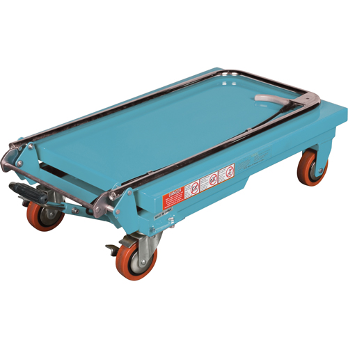 Heavy-Duty Hydraulic Scissor Lift Table, 27-1/2" L x 17-3/4" W, Steel, 330 lbs. Capacity Haskins Industrial Inc.