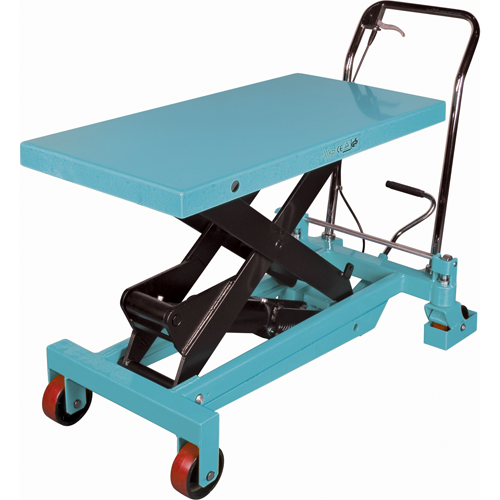 Heavy-Duty Hydraulic Scissor Lift Table, 40" L x 20-1/8" W, Steel, 2200 lbs. Capacity Haskins Industrial Inc.