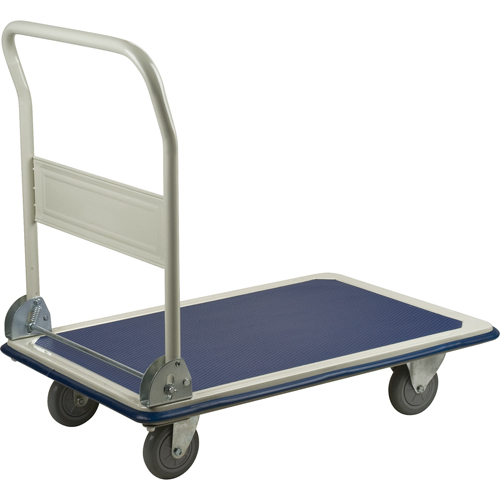 Folding Handle Platform Trucks, Steel, 400 lbs., 29" L x 19" W, 33" High Haskins Industrial Inc.
