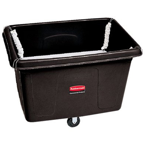 Cube Truck with Spring Platform, Polyethylene, 44-1/16" L x 31" W x 32-1/2" H, 14 cu.ft. Volume, 500 lbs. Capacity Haskins Industrial Inc.