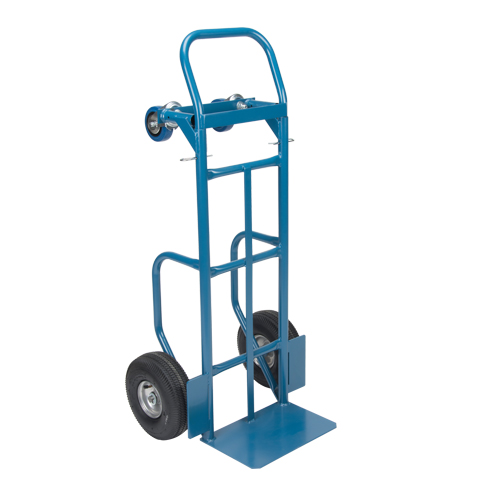 Convertible Deluxe Hand Truck, Steel, 800 lbs. Capacity Haskins Industrial Inc.