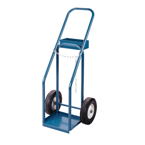 Chariots pour bouteilles de gaz, Roues Semi-pneumatique, Base de 12" la x 10" lo, 400 lb Haskins Industrial Inc.