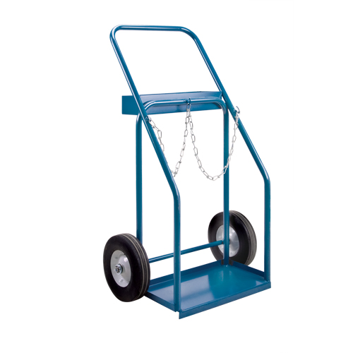 Chariots pour bouteilles de gaz, Roues Semi-pneumatique, Base de , 1000 lb Haskins Industrial Inc.