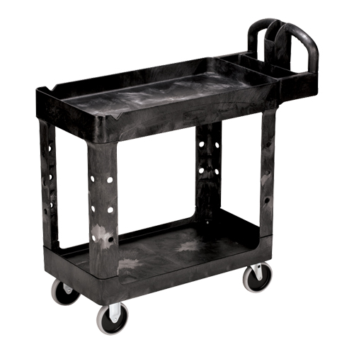 Chariot utilitaire robuste - 4500-88, 2 tiers, 17-1/8" x 33-1/4" x 39", Capacit&eacute; 500 lb Haskins Industrial Inc.