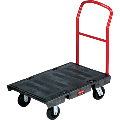 Heavy-Duty Platform Truck, 60" L x 30" W, 2000 lbs. Cap., Rubber Wheels Haskins Industrial Inc.