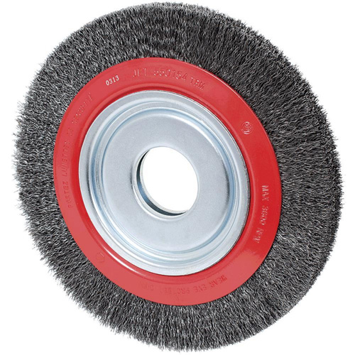 Meule 101H-3M &agrave; fils cr&ecirc;p&eacute;s, 10" dia., Fils 0,014", Arbre 2" Haskins Industrial Inc.