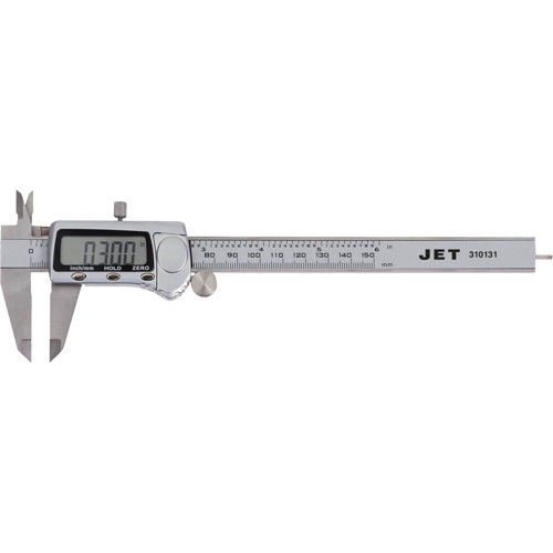 JEDC-6 Premium Digital Caliper, 0" - 6" (0 mm - 150 mm) Range Haskins Industrial Inc.
