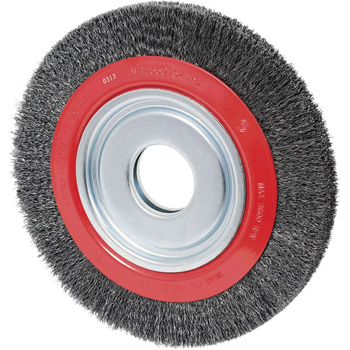 Disque &agrave; fils cr&ecirc;p&eacute;s, 12" dia., Fils 0,014", Arbre 2" Haskins Industrial Inc.