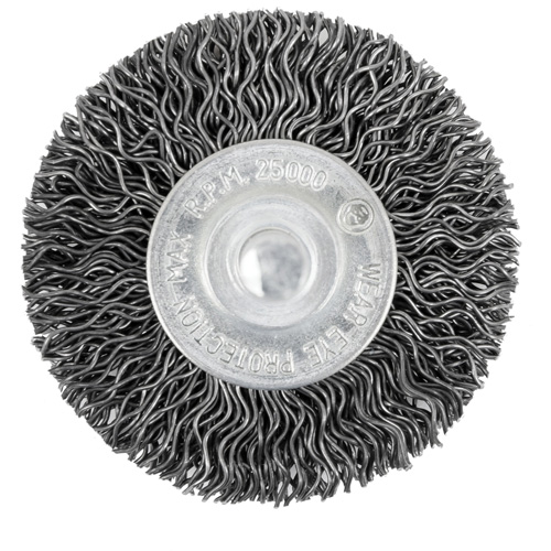 105-2 Shaft Mounted Crimped Radial Brush, 2", .02" Fill Haskins Industrial Inc.