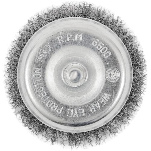 Brosse coupelle sertie sur tige Haskins Industrial Inc.