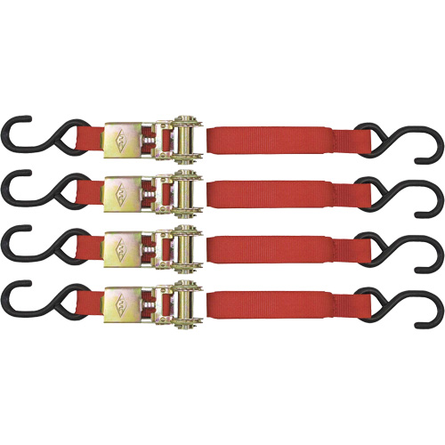 ITD-1154R Ensemble d'arrimage &agrave; cliquet, Crochet en S, 1" , 15' , Charge d'utilisation max. 1500 lb (680 kg) Haskins Industrial Inc.