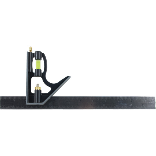 &eacute;querre combin&eacute;e, 12" lo, Acier inoxydable, Ordinaire Haskins Industrial Inc.