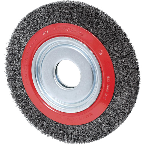Disque &agrave; fils cr&ecirc;p&eacute;s, 6" dia., Fils 0,007", Arbre 2"/1/2" - 5/8" Haskins Industrial Inc.