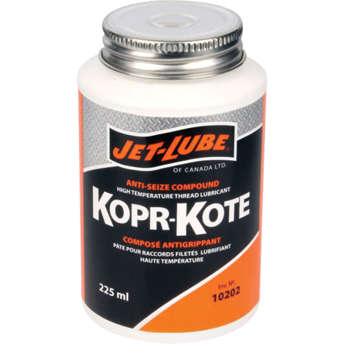 Compos&eacute; pour les colliers de forage et joints doutillage sur les chantiers p&eacute;trolif&egrave;res Kopr-Kote, 225 ml, Canette &agrave; dessus brosse, 450°F (232°C) Temp max. Haskins Industrial Inc.