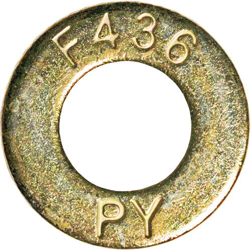 Rondelle structurelle, 7/8", Zinc jaune Haskins Industrial Inc.
