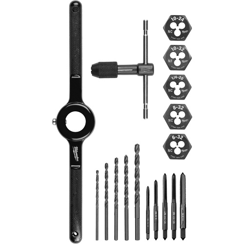 Tap and Die Set, 17 Pieces Haskins Industrial Inc.