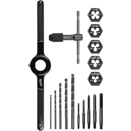 Tap and Die Set, 17 Pieces Haskins Industrial Inc.