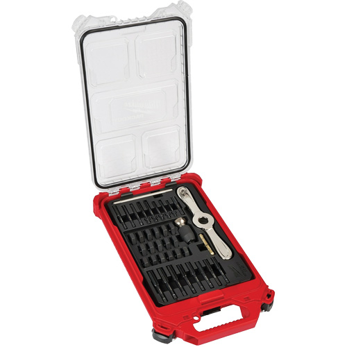 Metric Tap & Die PackOut Set with Hex-Lok 2-in-1 Handle, 38 Pieces Haskins Industrial Inc.