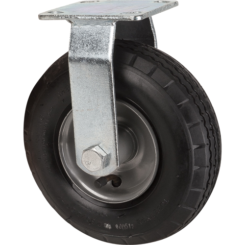 Pneumatic Casters, Rigid, 8" (203.2 mm), Pneumatic, 350 lbs. (158.8 kg.) Haskins Industrial Inc.