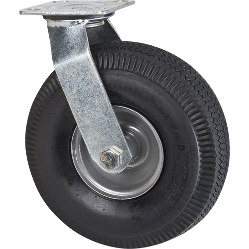 Heavy-Duty Platform Truck - Replacement Casters, Swivel, 10" (254 mm), Pneumatic, 400 lbs. (181 kg.) Haskins Industrial Inc.