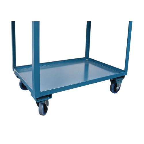 Deep Lipped Service Cart, 2 Tiers, 24" W x 47" H x 36" D, 1200 lbs. Capacity Haskins Industrial Inc.