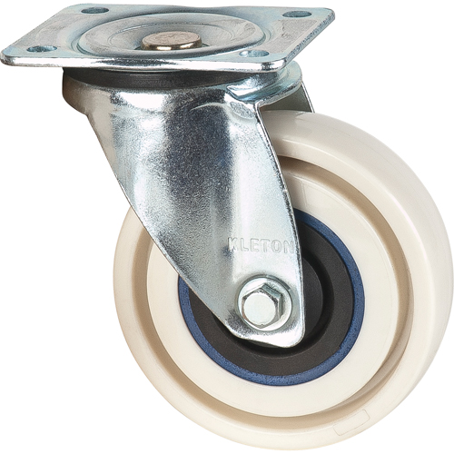 Sandwich Casters, Swivel, 5" (127 mm), Nylon, 440 lbs. (199.58 kg.) Haskins Industrial Inc.