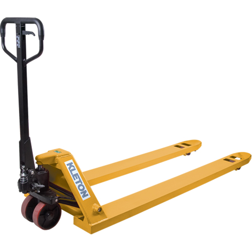 6' Long Fork Hydraulic Pallet Trucks, 72" L x 27" W, 5500 lbs. Capacity Haskins Industrial Inc.