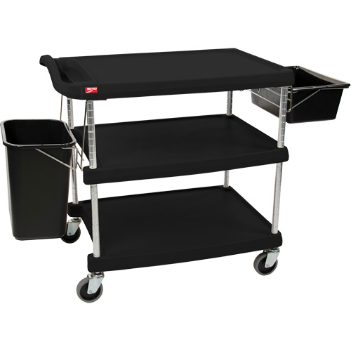 myCart Utility Cart, 3 Tiers, 20" x 35-1/2" x 30", 400 lbs. Capacity Haskins Industrial Inc.