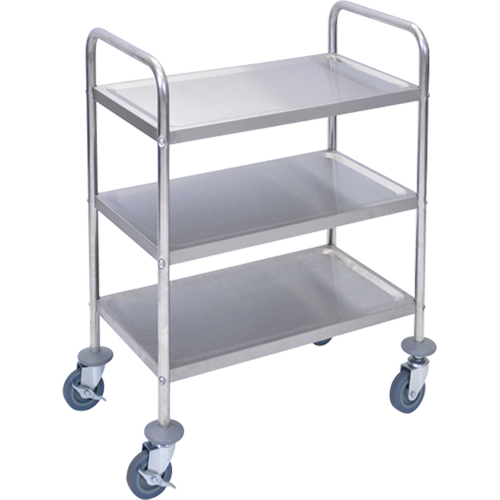 Shelf Cart, 3 Tiers, 16" W x 35" H x 26" D, 200 lbs. Capacity Haskins Industrial Inc.