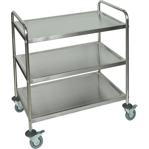 Shelf Cart, 3 Tiers, 21" W x 37" H x 23-1/2" D, 200 lbs. Capacity Haskins Industrial Inc.