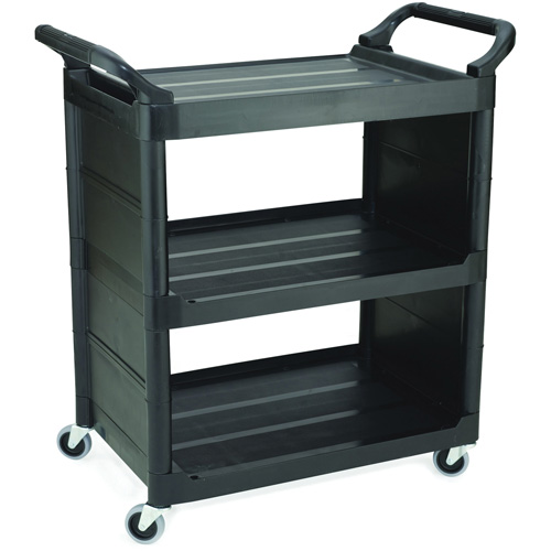 Chariot de service avec panneaux d'extr&eacute;mit&eacute;s, 3 tiers, 18-5/8" x 36-5/8" x 33-5/8", Capacit&eacute; 150 lb Haskins Industrial Inc.