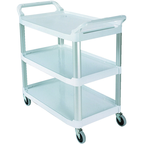 Open-Sided Shelf Cart, 3 Tiers, 40" x 37" x 20", 300 lbs. Capacity Haskins Industrial Inc.