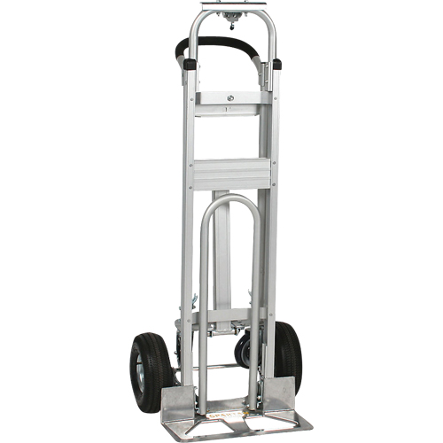 Three-Position Spartan III Convertible Hand Truck, Aluminum, 750 lbs. Capacity Haskins Industrial Inc.