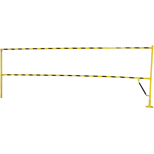 Barri&egrave;re &agrave; bascule de s&eacute;curit&eacute;, Simple, 6' lo x 42-5/8" h d&eacute;ploy&eacute; Haskins Industrial Inc.