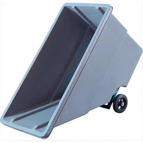 Chariot basculeur en acier, Poly&eacute;thyl&egrave;ne, 0,625 vg³, Capacit&eacute; de charge de 500 lb Haskins Industrial Inc.