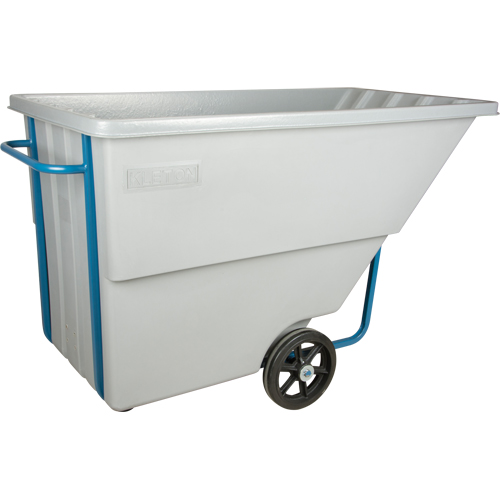 Tilt Truck, Polyethylene, 1.1 cu. yd., 1250 lbs. Load Capacity Haskins Industrial Inc.