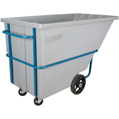 Tilt Truck, Polyethylene, 1.1 cu. yd., 2000 lbs. Load Capacity Haskins Industrial Inc.