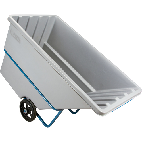 Tilt Truck, Polyethylene, 1.1 cu. yd., 2000 lbs. Load Capacity Haskins Industrial Inc.