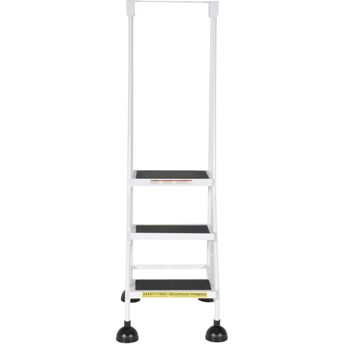 &eacute;chelles Stop-Step, 3 marches, Largeur de la marche 16", Hauteur de la plateforme 28-11/16", Acier Haskins Industrial Inc.