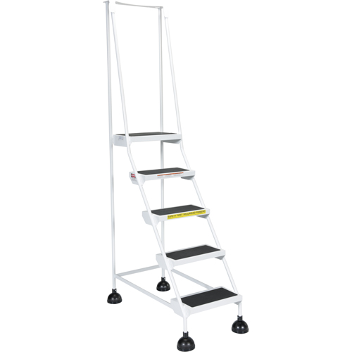 &eacute;chelles Stop-Step pour travaux l&eacute;gers, 5 marches, Largeur de la marche 16", Hauteur de la plateforme 47-11/16", Acier Haskins Industrial Inc.