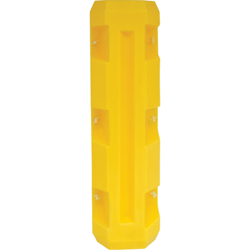 Slim Column Protector, 6" x 6" Inside Opening, 12" L x 12" W x 42" H, Yellow Haskins Industrial Inc.