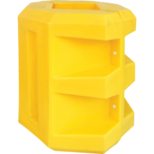 Short Column Protector, 8" x 8" Inside Opening, 24" L x 24" W x 24" H, Yellow Haskins Industrial Inc.