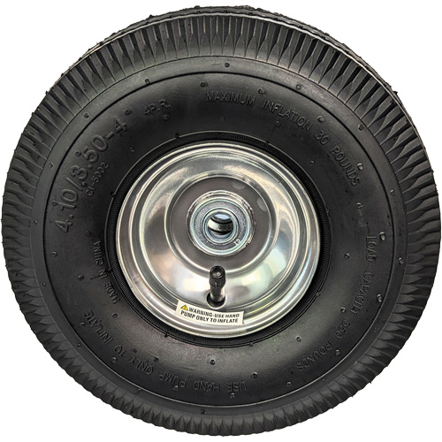 Replacement Pneumatic Tire for Hand Truck, 10" (254 mm), 350 lbs. Capacity Haskins Industrial Inc.