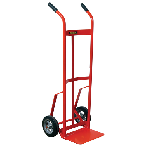 Hand Truck with Reinforced Noseplate - 136RN-HB, Dual Handle, Steel, 51" Height, 800 lbs. Capacity Haskins Industrial Inc.