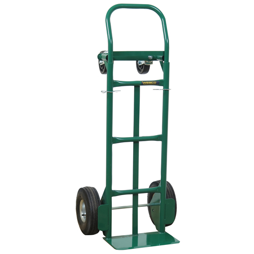 Greenline Economical Convertible Hand Truck, Steel, 600 lbs. Capacity Haskins Industrial Inc.