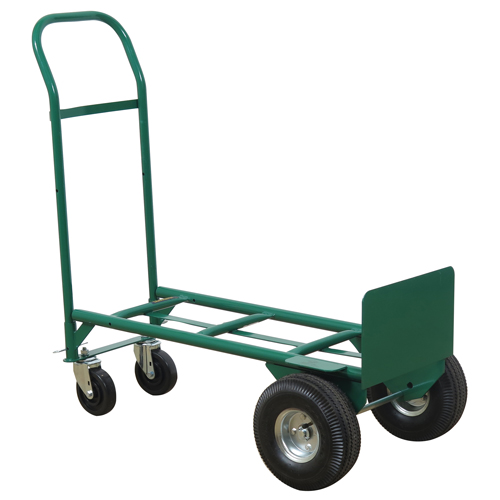Greenline Economical Convertible Hand Truck, Steel, 600 lbs. Capacity Haskins Industrial Inc.