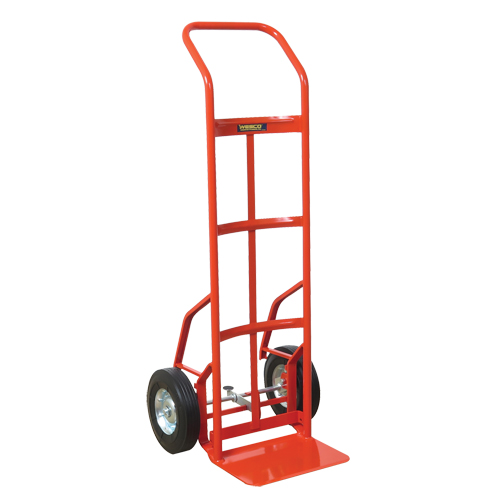 Touch-N-Tilt hand Truck - TNT56-Z, Continuous Handle, Steel, 50" Height, 600 lbs. Capacity Haskins Industrial Inc.