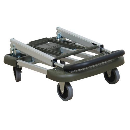 Telefolding Platform Truck, Aluminum, 330 lbs., 29-1/2" L x 17-1/2" W, 36-1/2" High Haskins Industrial Inc.